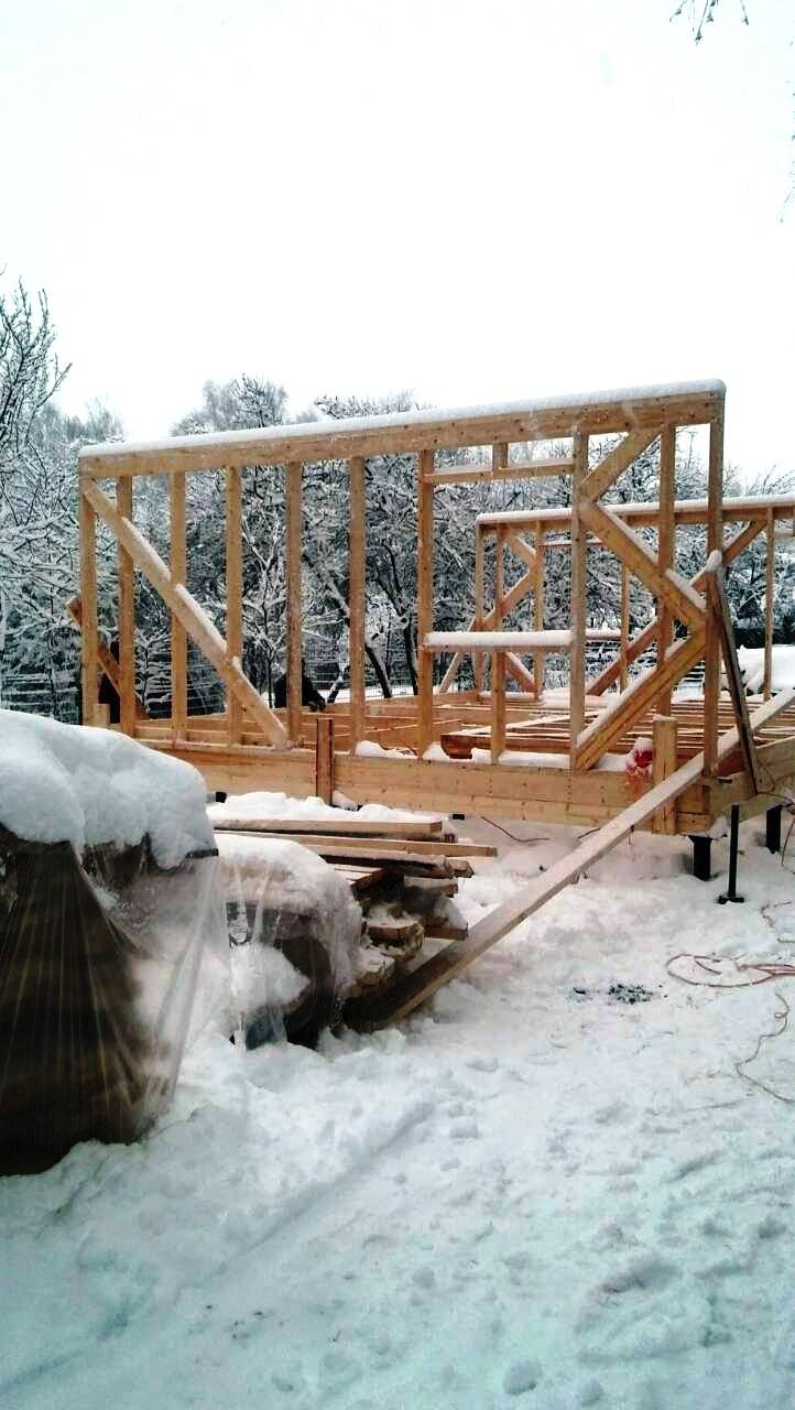 Каркасный дом 6 на 8 Каркасный дом 6 на 8